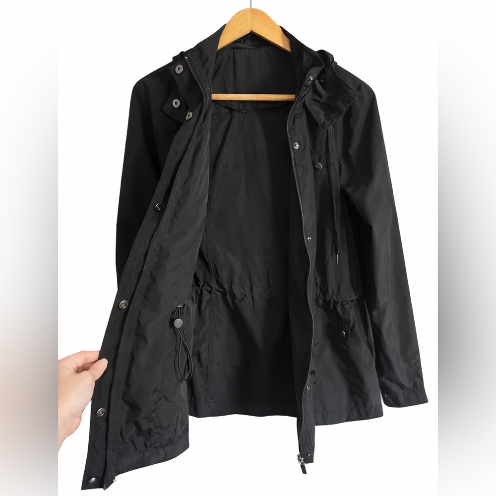 Hollister Utility Jacket Black Hooded - Picture 4 of 7